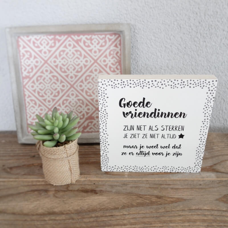 Houtblok vriendin