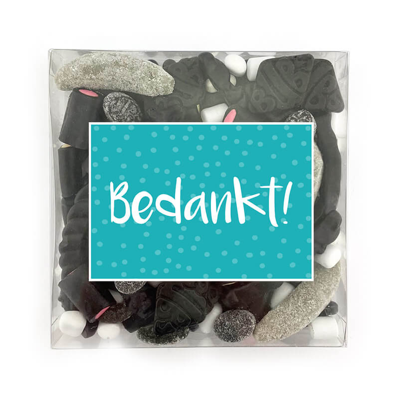snoep cadeau per post smaak sweet and salty vooraanzicht