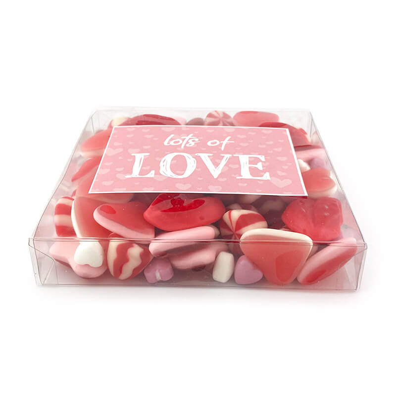 snoep cadeau per post smaak lovely sweet zijaanzicht